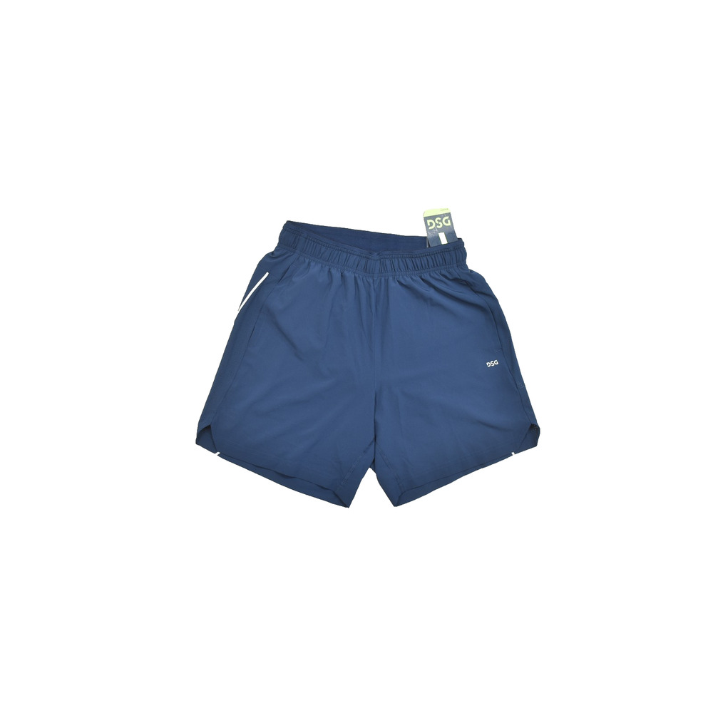 NEW DSG Men's Small 7" Rise Blue Athletic Gym Run Shorts Polyester Moisture Wick